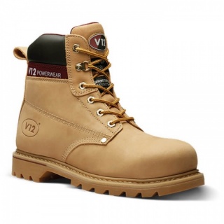 V12 Footwear V1237 Boulder Honey Hide Derby SBP HRO SRA Safety Boot